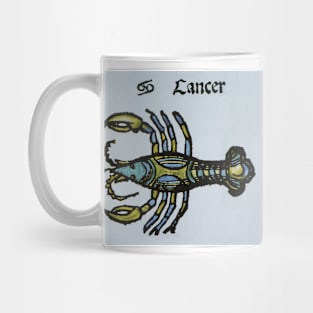 Vintage Signs of the Zodiac, Cancer the Crab Mug